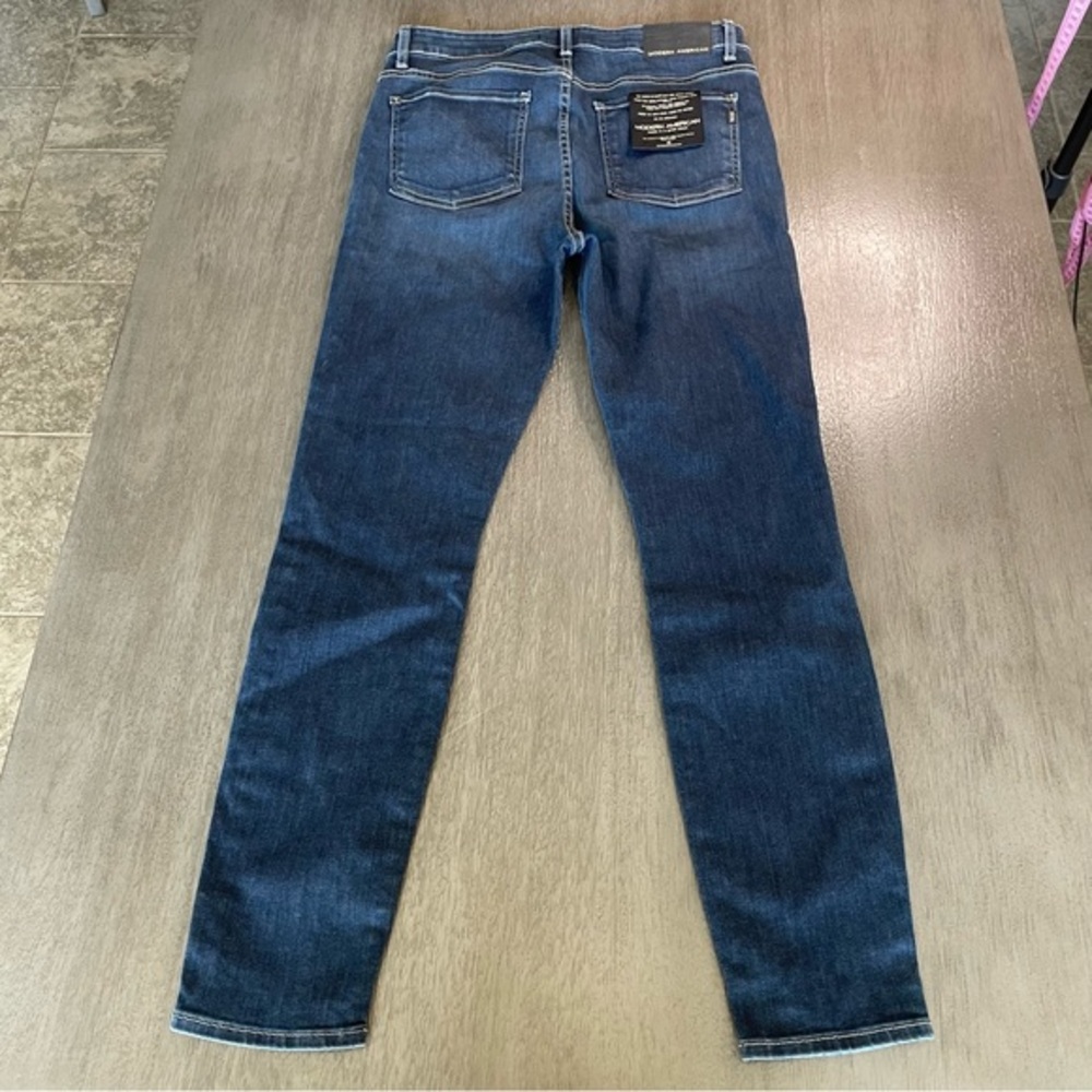 💛 NWT Modern American Dark Blue Soho Ankle Skinny Jeans - Picture 3 of 13